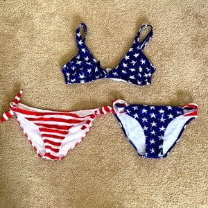 American Flag bikinis